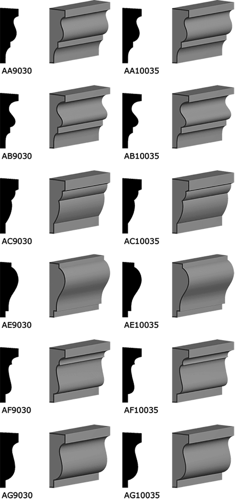 Foamworks Architraves Lightweight Exterior Mouldings