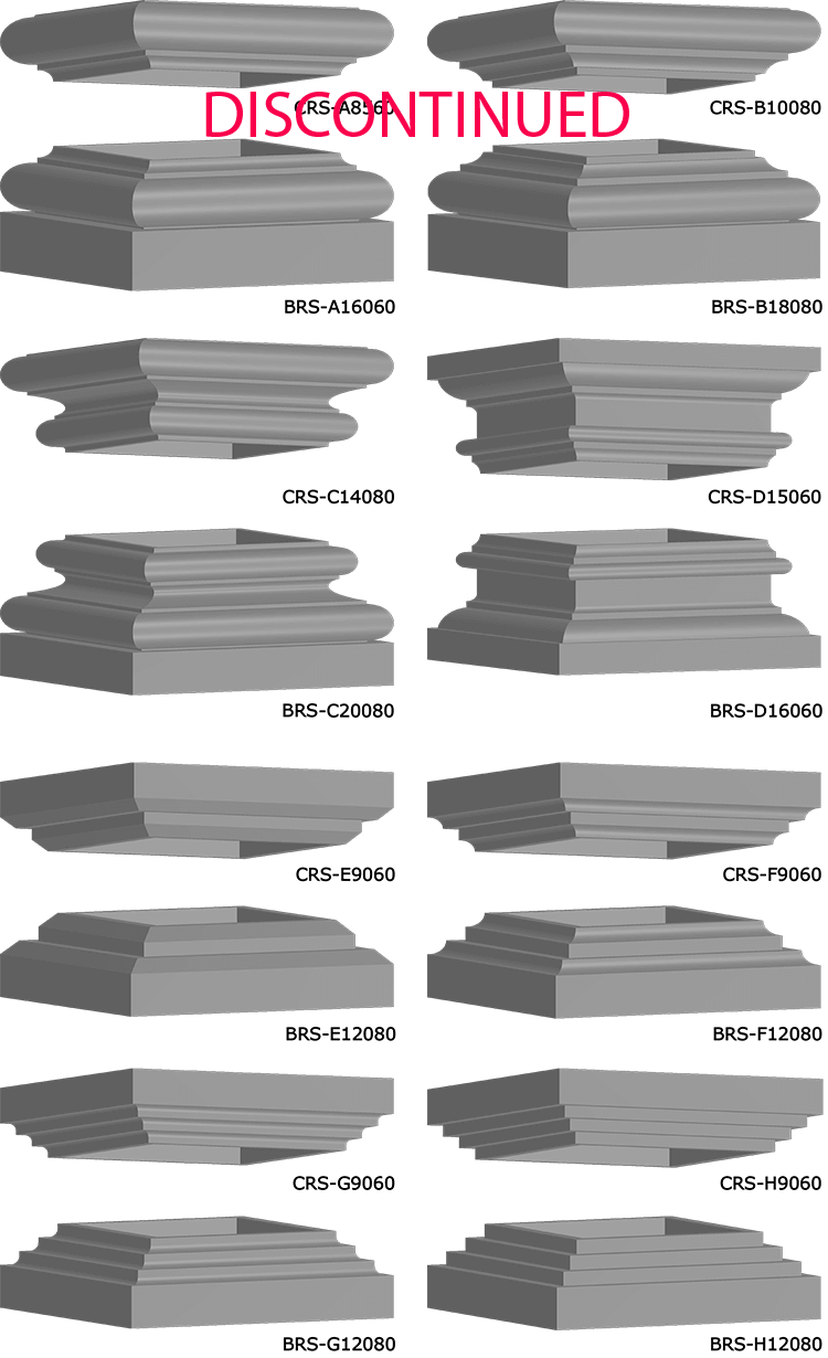 Capital and Base Rings Custom Made